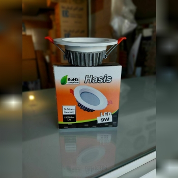 پنل بک لایت ۹ وات حسیس ۱۸ ماه گارا