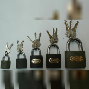 قفل آویز طوسی مغزی برنج سنگین اصلی