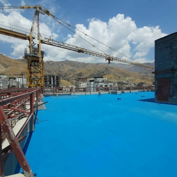 اجرای آب بندی با چسب آب بندی c1 همر