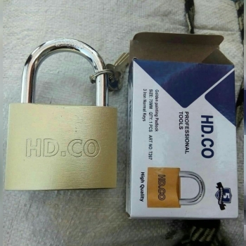 قفل آویز ۷۵ تمام برنج سنگین، وزن ۶