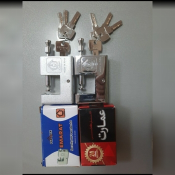 قفل کتابی روکشدار عمارت سایز ۹۰دار