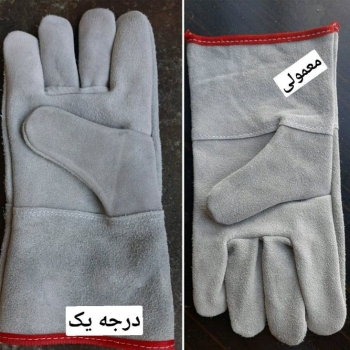 دستکش تمام چرم 30سانتیدرجه یک ومعم