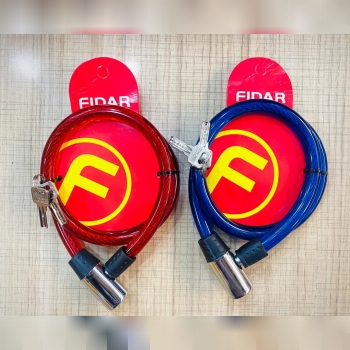 قفل دوچرخه سیم بکسلی ۸۰ سانتی کلید