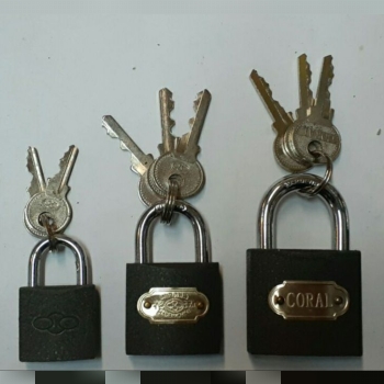 قفل آویز طوسی اصلیسایز ۲۵ الی ۳۸