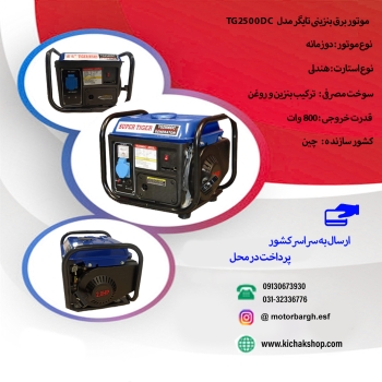 موتور برق بنزینی تایگر