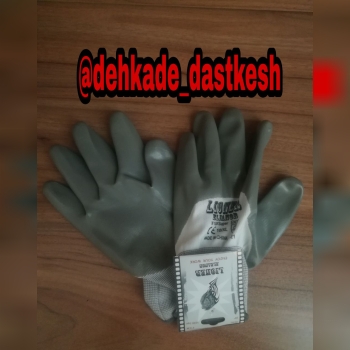دستکش نیتریل LIONERپشت مواد تعداد 