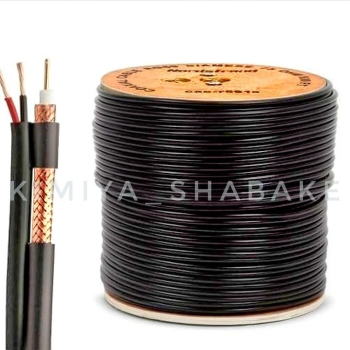 عرضه کابل دوربین (cctv)ساده _برق 