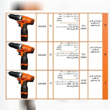 دوستان بار جدید دریل شارژی رسید حت