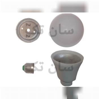  قاب لامپ حبابیA60 (بهمراه سرپیچE27