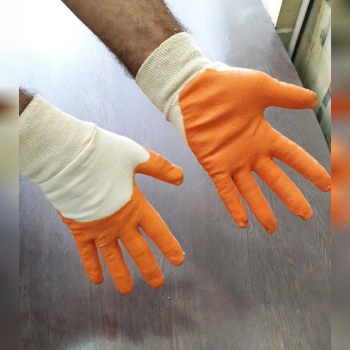 دستکش کتان تا پشت مواد