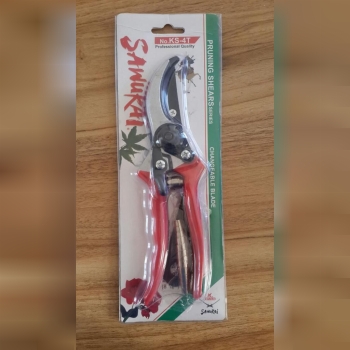 قیچی‌ باغ طرح با تیغ و فنر اضافه