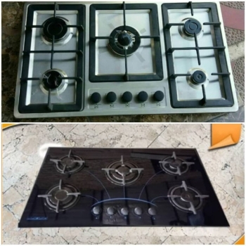 فروش ویژه اجاق گاز شیشه‌ای و استیل