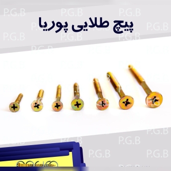 پیچ طلایی پوریا تولید کننده‌ی با کی