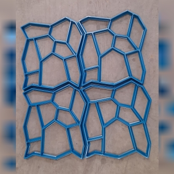 قالب سنگفرش بتنی جهت ایجاد سنگفرش ب