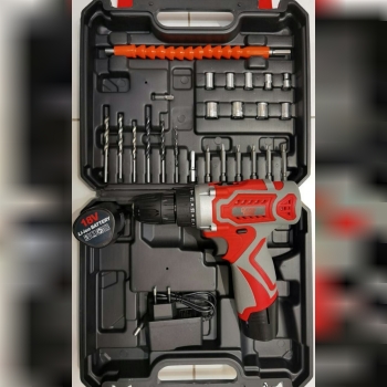 دریل شارژی باس ۱۸ ولت با لوازم ۲ 