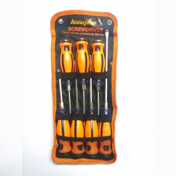 پیچ گوشتی ضربه خور 7عددی کیف برزنتی