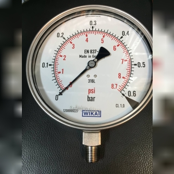 گیج صفحه ۱۶ سانت تمام استیل