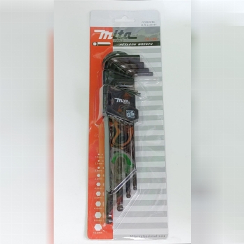 ست آلن بلند شش گوش ته گرد مشکی فشا