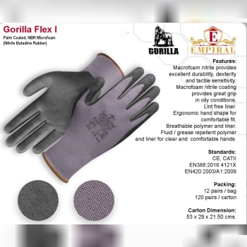  دستكش فوم نيتريل(محصول جدید)برند