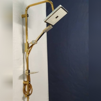 کار رسوب گیر دکمه ای سفید طلاییلول