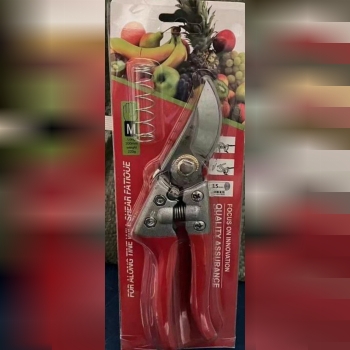 قیچی باغبانی حرفه ای دسته قرمزدرپ