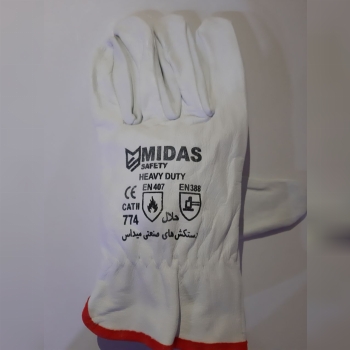دستکش های صنعتی میداس️دستکش جوشک
