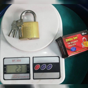 قفل اویز ۵۰ کلید قاشقیتعداد در کا