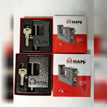 قفل کتابی سایز ۹۰ ۱۰۰ چکشی حامی HAM
