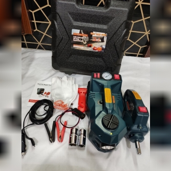 ست جک و پمپ فندکی ماشین باس با تبد