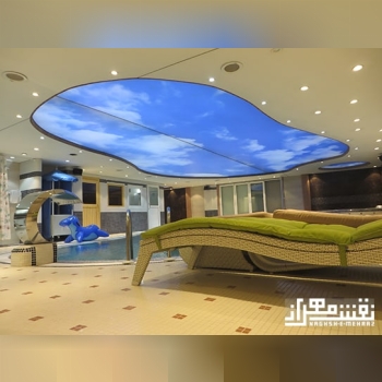 سقف کشسان نقش مهرازبه منظور آزادسا