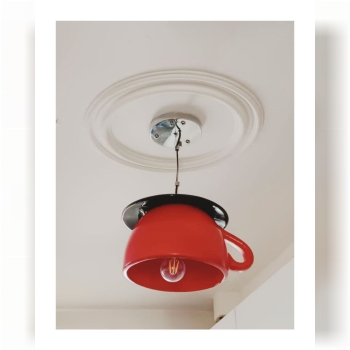  لوستر مدرن طرح فنجان نعلبکی منا