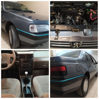 پژو 405 GLX دوگانه فابریکخاکستری م