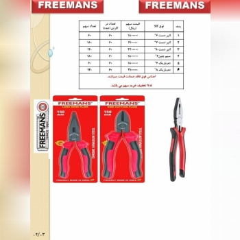 سیم چین ،انبردست و دم باریک فریمنس