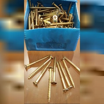 تولید انواع پیچ چوب (دوسو ، چهارسو)