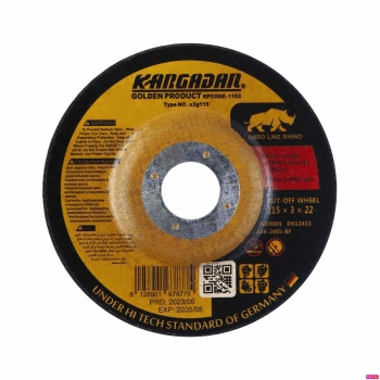 صفحه مینی برش آهن ۱۱۵ میلیمتر سری گلد کرگدن