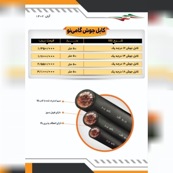 کابل جوشکاری