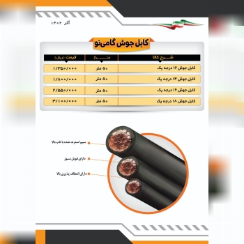 کابل جوشکاری