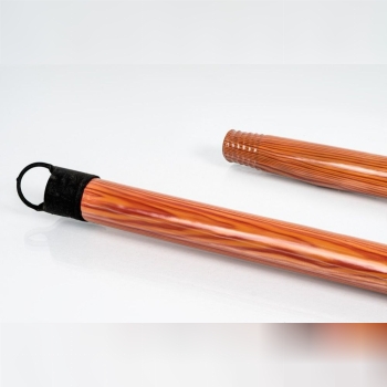 دسته جارو چوبی روکش دار 