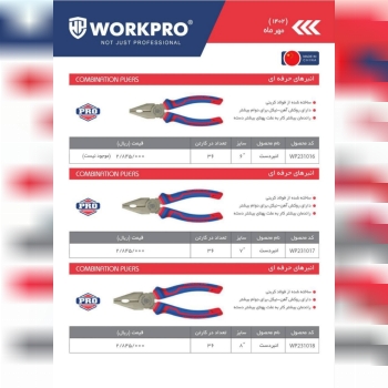  انبر های حرفه ای ورک پرو