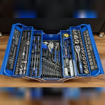  مجموعه جعبه بکس و ابزار ۸۵ عددی باس