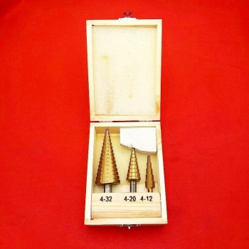 مته کاچی ۳ شماره مصرفی در بسته بندی جعبه چوبی 