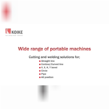 راه حل های برشکاری و جوشکاری با محصولات شرکت کوییکه-KOIKE 