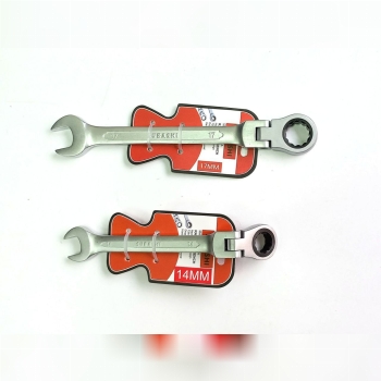 آچار یکسر جغجغه تاشو سایز ۱۰ و ۱۲، ۱۳،  ۱۴، ۱۷