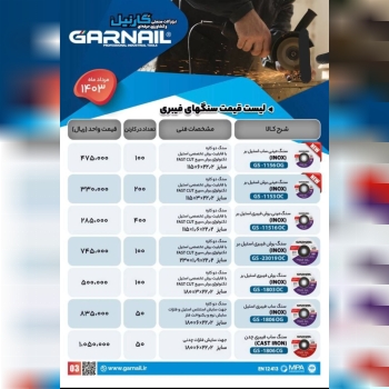 فروش کلیه محصولات گارنیل 