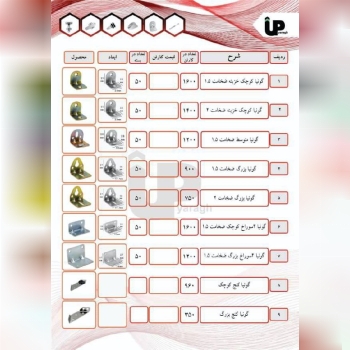 تولید و پخش گونیا کابینتی 