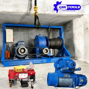 جرثقیل جک پالت وینچ پولیفت استاکر میزهیدرولیکی سیم‌بکسل زنجیر