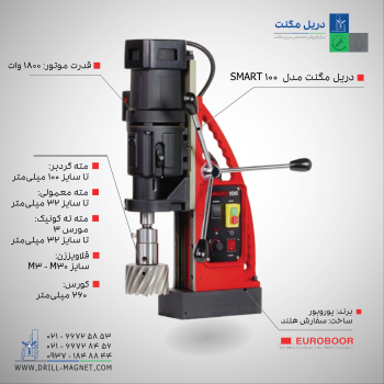 دریل مگنت ۱۰۰ یوروبور مدل SMART.100