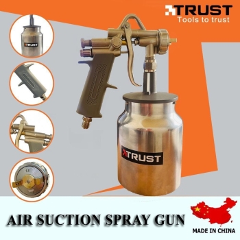 پیستوله رنگ پاش کاسه زیر فلزی دوتنظیم (تراست)