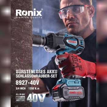 BÜRSTENLOSES AKKU SCHLAGSCHRAUBER-SET 8927-40V