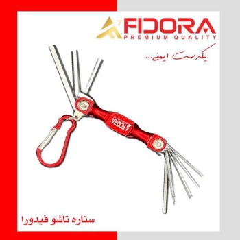 آچار آلن تاشو 8 پارچه